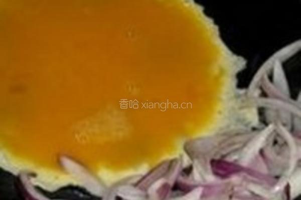 洋葱炒鸡蛋的做法图解3