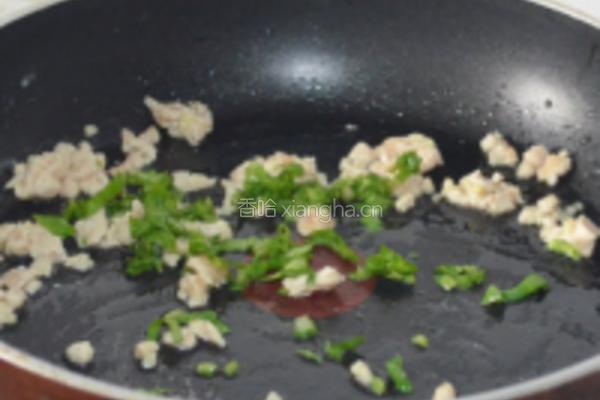 鸡肉菜粥的做法图解3