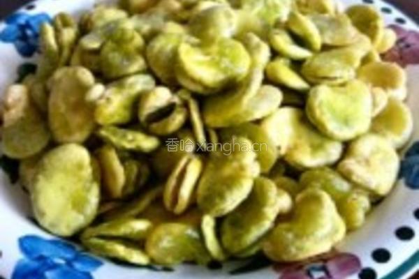 酥炸蚕豆瓣的做法图解4