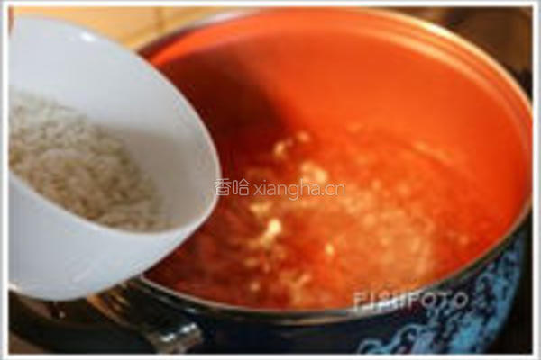 罗汉果燕麦瘦肉粥的做法图解4