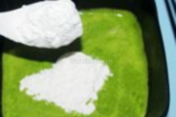 黑芝麻甜艾饼的做法图解2