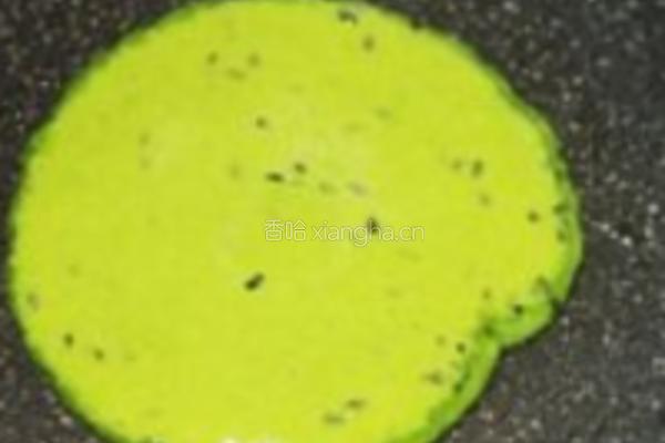 黑芝麻甜艾饼的做法图解4