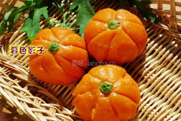 金桔豆沙包