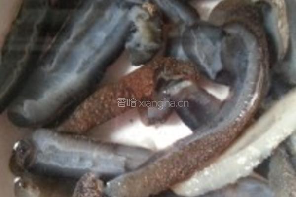 肉肠烧海参的做法图解1