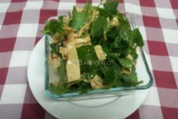 薄荷拌豆腐皮的做法图解4