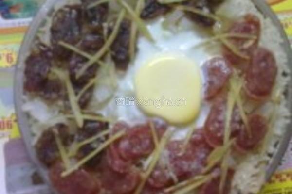 头菜肉饼蒸饭的做法图解7