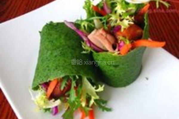 菠菜鸡肉卷的做法图解16