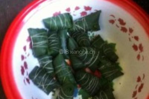 肉粽和蜜枣棕的做法图解9