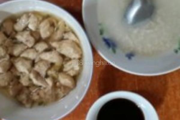 清蒸鸡胸脯肉的做法图解4