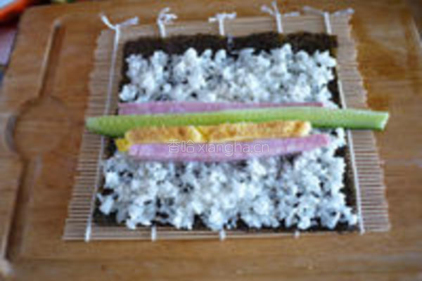 随意紫菜包饭的做法图解5