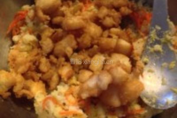 酒烹虾配龙利鱼黄油杂菜土豆泥的做法图解15