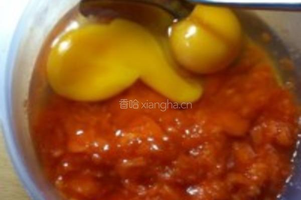 无油无面粉电饭煲木瓜燕麦蛋糕的做法图解2