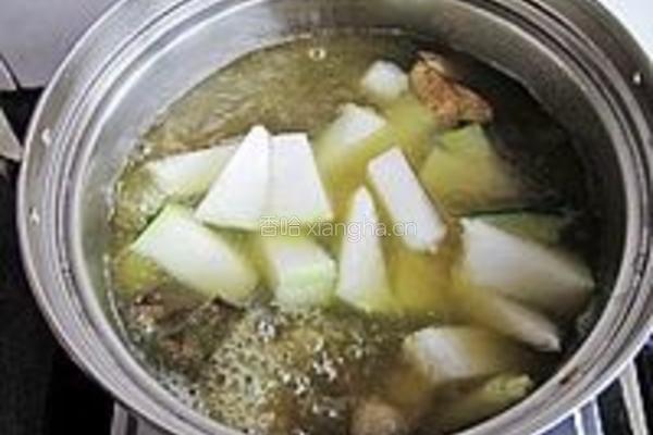 冬瓜荷叶煲老鸭的做法图解9