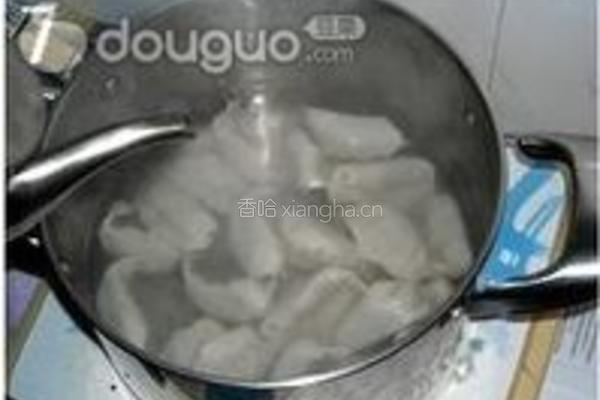 西洋菜猪肉馅饺子的做法图解8