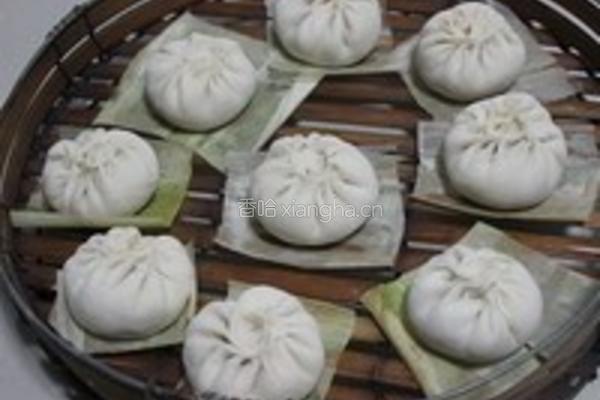 冬菇胡萝卜肉馅包子的做法图解6