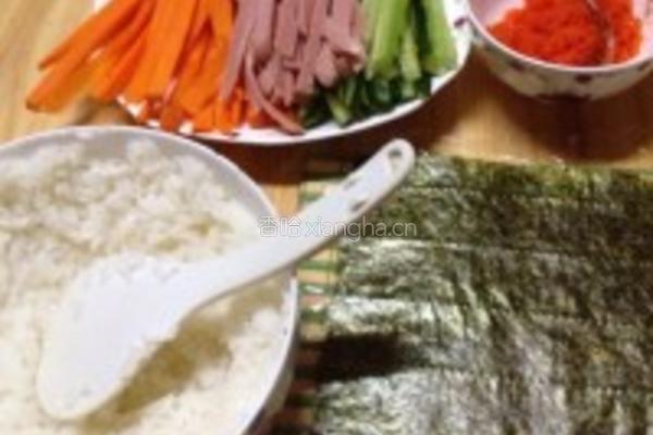 紫菜包饭的做法图解4