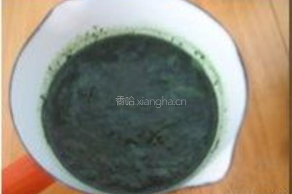 甜艾饼的做法图解2