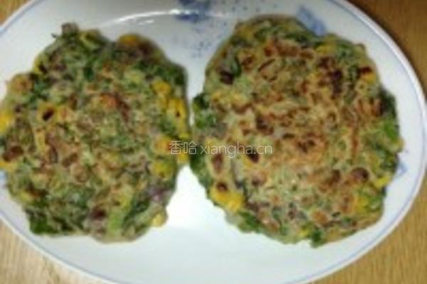苦菊蛋饼的做法图解6