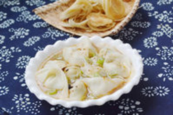 茼蒿鲜肉大馄饨的做法图解16