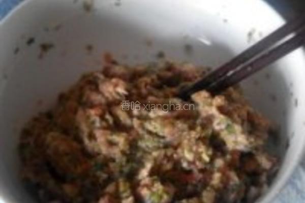 香菜洋葱猪肉馅饼的做法图解1