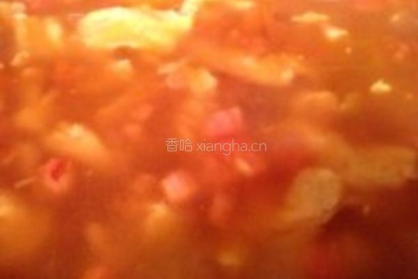 今夜蕃茄鸡蛋挂面汤的做法图解5