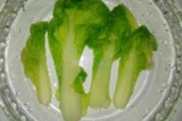 五香芝士娃娃菜的做法图解2
