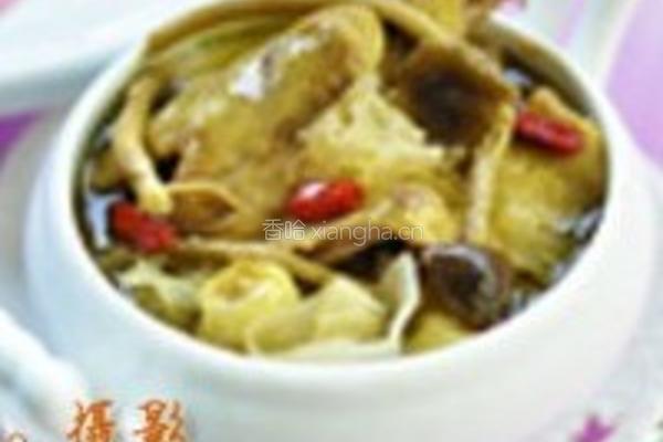 白莲茶树菇乳鸽汤的做法图解6