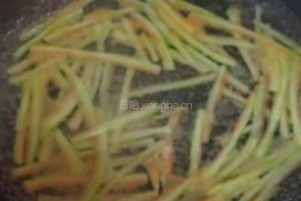 辣拌西瓜皮金针菇的做法图解4
