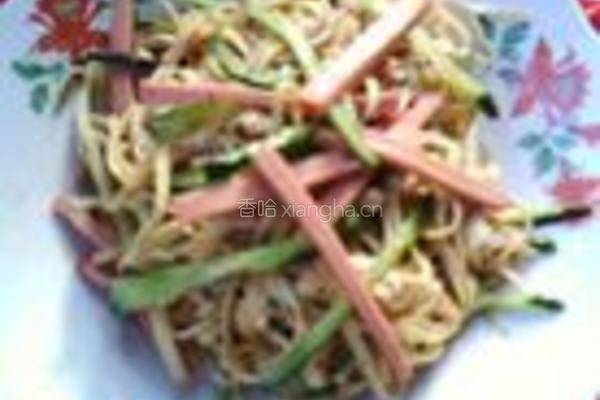 火腿豆腐丝的做法图解4