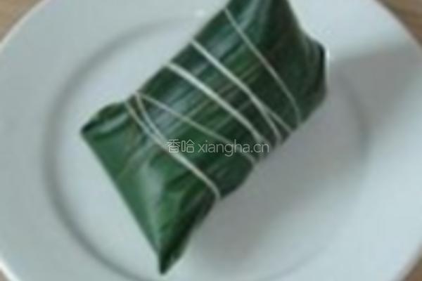 红豆蜜枣粽子的做法图解3