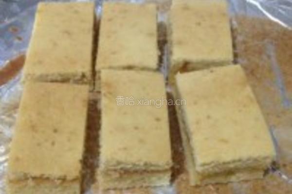 黄桃夹心儿麻将块的做法图解5