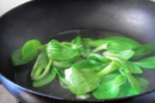 猴头菇扒油菜心的做法图解7