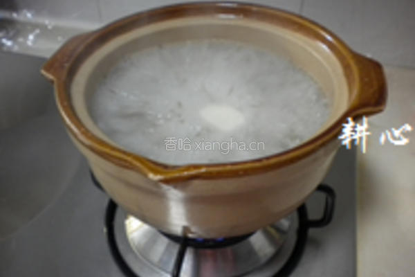 发菜肉片粥的做法图解12