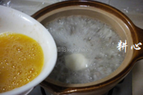 发菜肉片粥的做法图解13