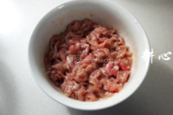发菜肉片粥的做法图解3