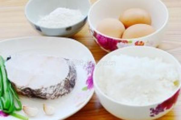 米香鳕鱼饼的做法图解1