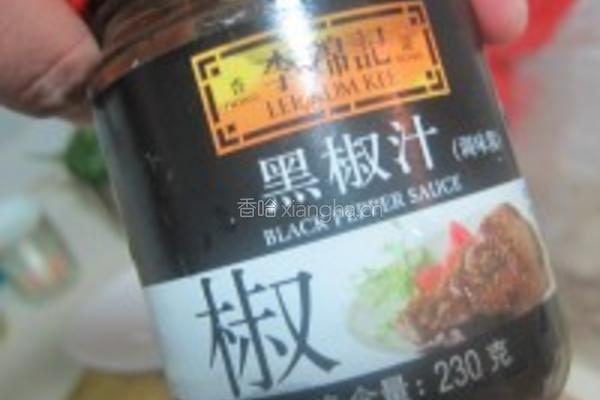 黑胡椒韭黄炒牛肉的做法图解3