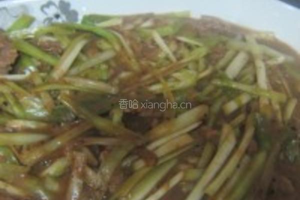 黑胡椒韭黄炒牛肉的做法图解6