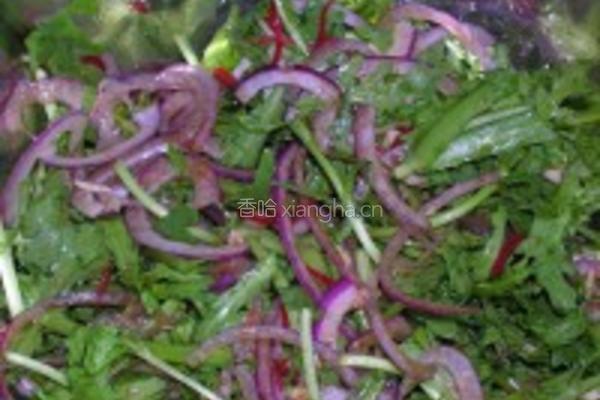 葡萄醋茼蒿沙拉的做法图解10