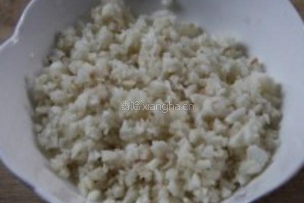 荸荠馅肉饼的做法图解3