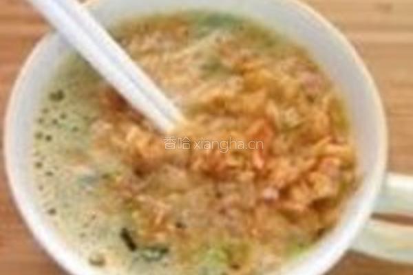 虾米菜脯蛋饼的做法图解4