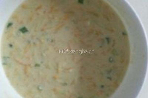 有机黄节瓜鸡蛋饼的做法图解3