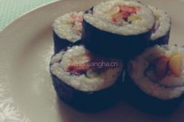 紫菜包饭的做法图解5
