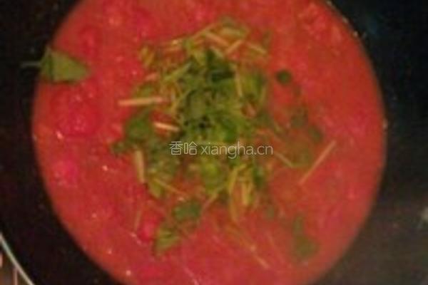 番茄牛肉炒米粉的做法图解4