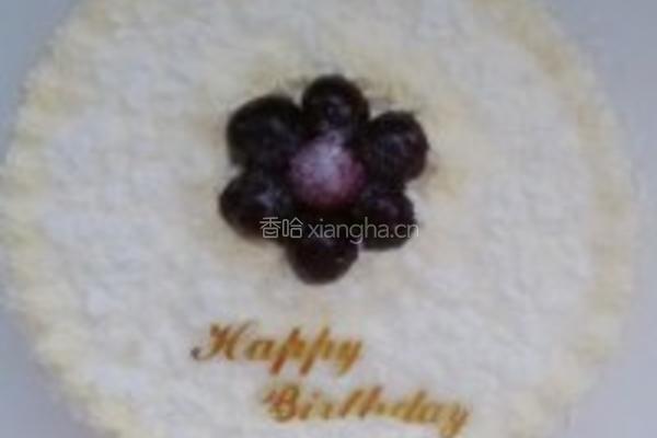 白巧克力生日蛋糕的做法图解3