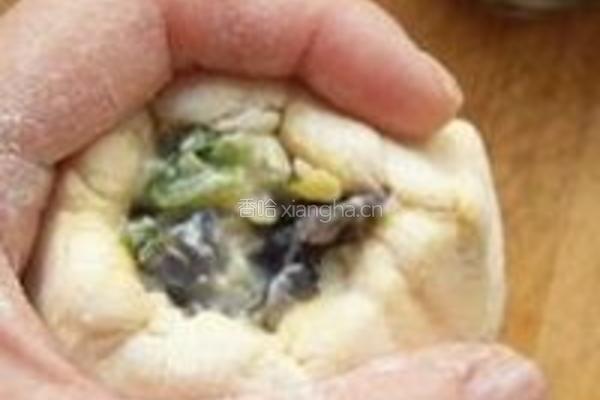 健康菜月饼的做法图解4