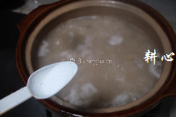 猪肝肉排粥的做法图解12