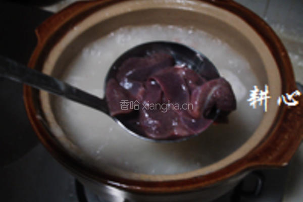 猪肝肉排粥的做法图解9