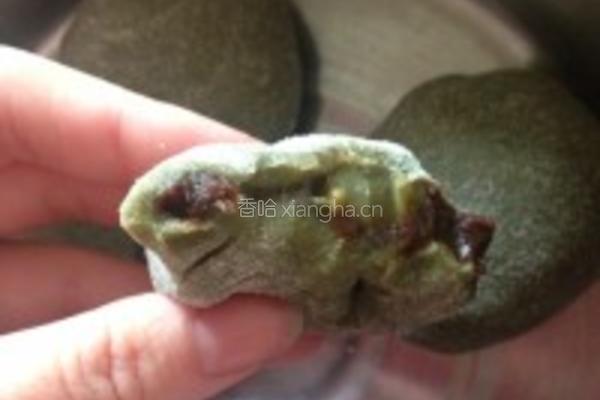 抹茶红豆沙糯米糍的做法图解10