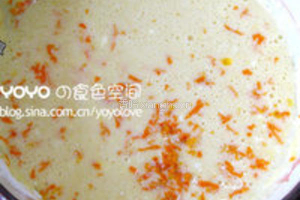 DIY绿茶香橙塔的做法图解4